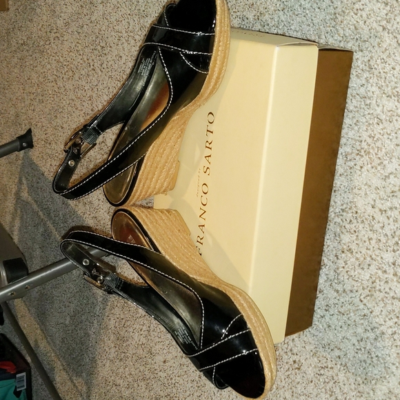 Franco Sarto Espadrille Wedges - Picture 7 of 8
